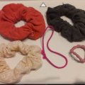 Gumičky a čelenka do vlasů