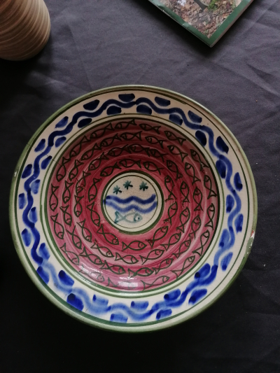 Malovaný hluboký talíř/mísa z Magrebu