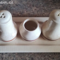 Keramická sada- slánka s pepřenkou