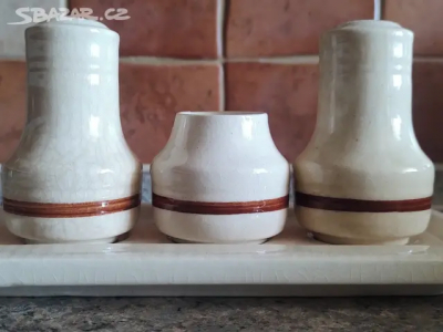 Keramická sada- slánka s pepřenkou