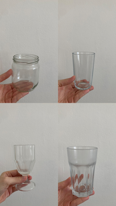 Skleničky a retro lahvičky