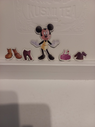 Magnetky Myšáka + oblečky