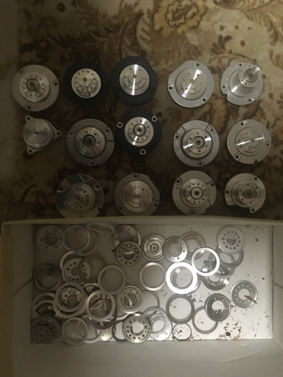 Ložiska a kroužky z Hdd