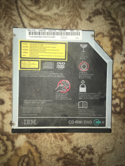 DVD mechaniky z notebooku