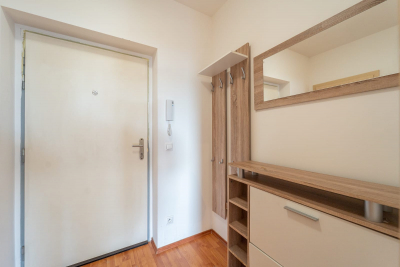 Věšák , zrcadlo a botnik