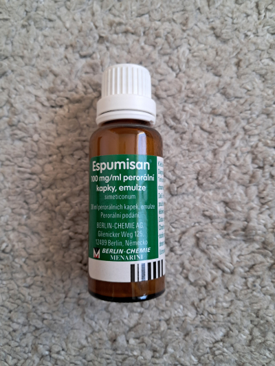 Espumisan, skoro plné balení