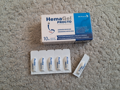 HemaGel Procto, čípky, 6 kusů