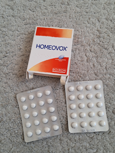 Homeovox na chrapot, ztrátu hlasu