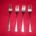 4 nerez vidličky