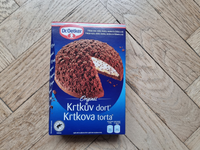 Krtkův dort (sypká směs) po expiraci