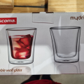 Dvě dvoustěnné sklenice  (250 ml)