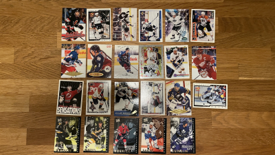 hokejové karty, NHL 90. roky