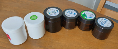 Lahvičky od krémů