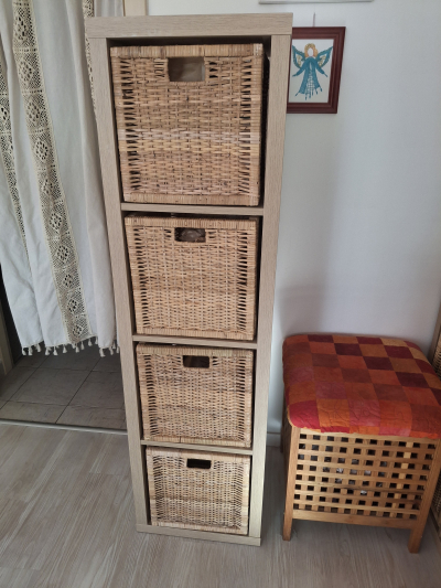 Policová skříňka kallax (ikea) 4x1