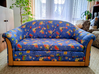 Dětská pohovka, výška 85, šířka 155, hloubka 81