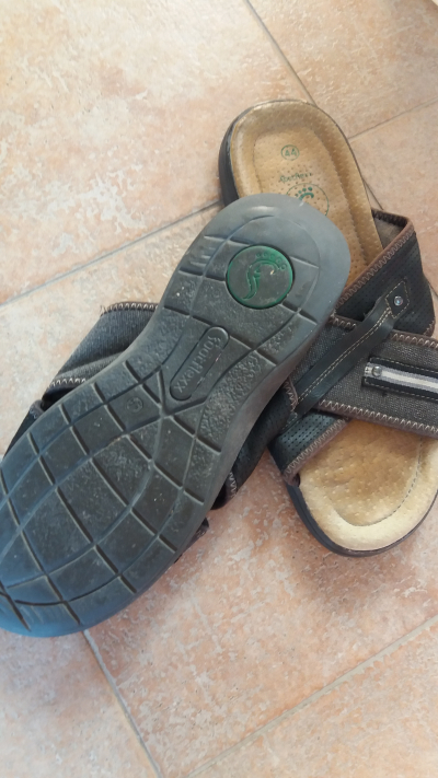 Kožené pantofle Footflex vel. 44