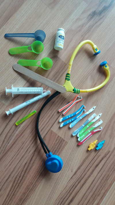 Hrací dětská sada lékař / zubař