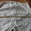 Nové plátěné bílé trenýrky vel. M/L