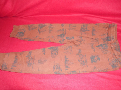 Tepláky hnědé Little kids vel. 122