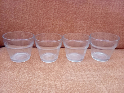 4x Skleničky, 100ml