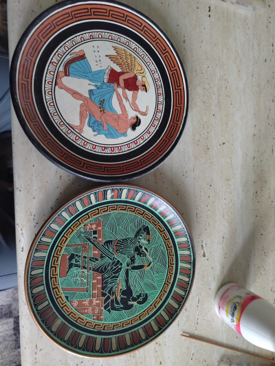Řecké talíře ozdobné na zeď