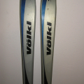 Starší sjezdové lyže, dámské, 160cm