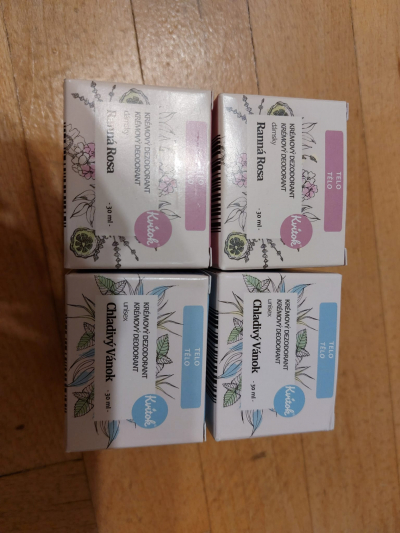 Daruji 4 NOVÉ přírodní deodoranty od Kvitok