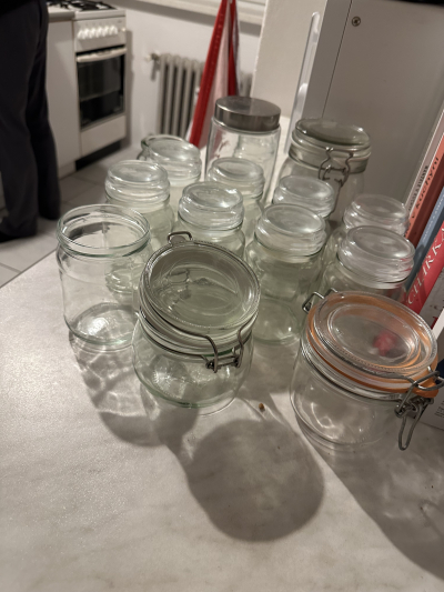 Skleněné dózy na jídlo