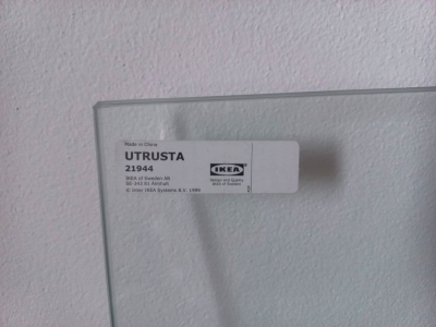 Skleněné police IKEA Utrusta