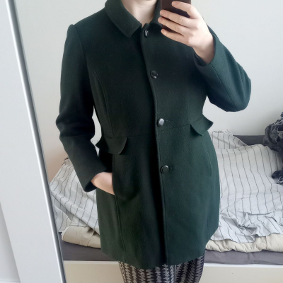 tmavě zelený kabátek ( vel. 48)