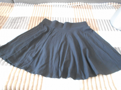 Černá sukně pas guma