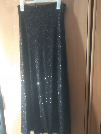 Sukně s flitry s podšívkou vel. S