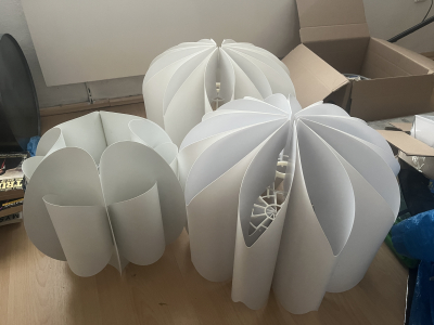 Lustry IKEA celkem 3 ks, čisté