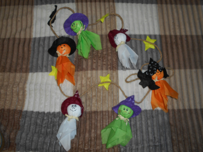 Strašidelný řetěz na Halloween