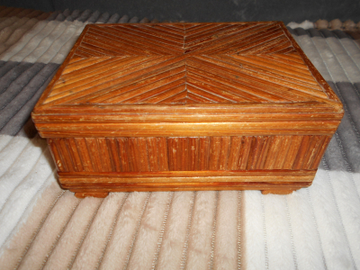 Retro krabička dřevo pro Patrika