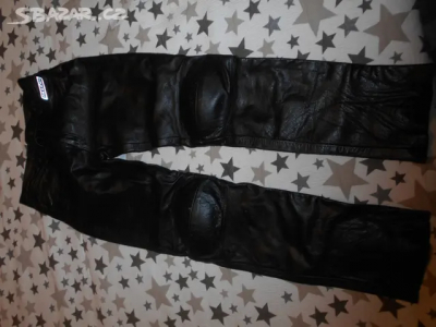 Motorkářské kalhoty kožené