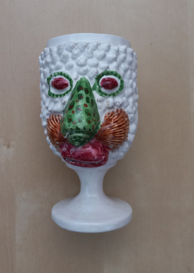 Keramický pohár (obličej)