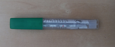 Nový rtuťový teploměr