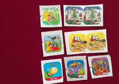 OLMÍCI a jiné nálepky z jogurtu