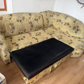 rozkládací gauč s úložným prostorem