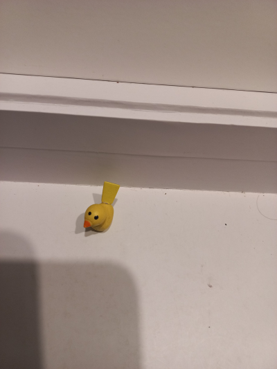 Figurka žlutý ptáček