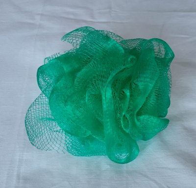 Lufa a dvě čepice do sprchy