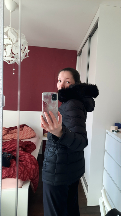 Péřová zimní bunda