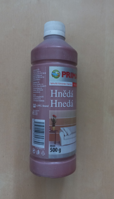 Tónovací barva Primalex - hnědá (2 ks)