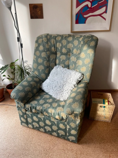 Retro ušák - křeslo za odvoz