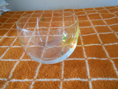 Skleněná mísa velká - dekorační