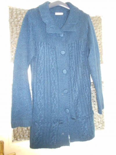 Tmavě modrý kardigan