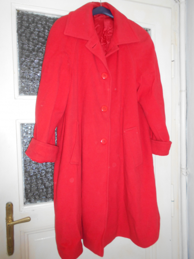 Červené paleto  Mode in Italy vel. L