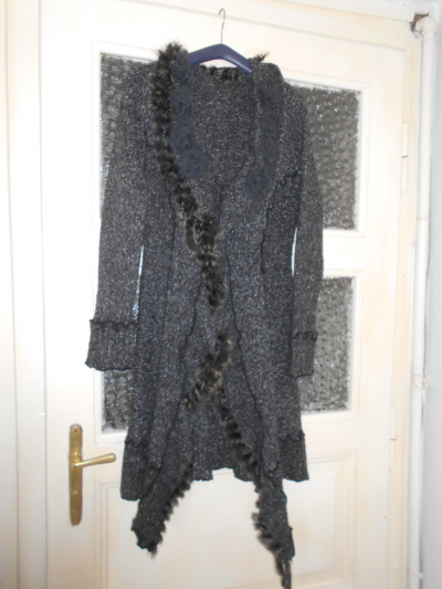 Dlouhý kardigan melír vel. S