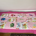 Přehoz na postel a kapsář pro holčičku
